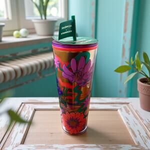 Starbucks Rex Hamilton Limited Edition Tumbler 2024 Texas Wildflowers Edition